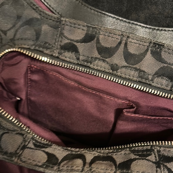 Coach Black Signature Tote Bag - Picture 2 of 3